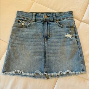 American Eagle Denim Mini Skirt- Size 2